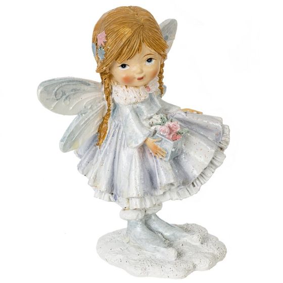 Фигурка декоративная &quot;Девочка-фея&quot;, L8 W8,5 H11 см
