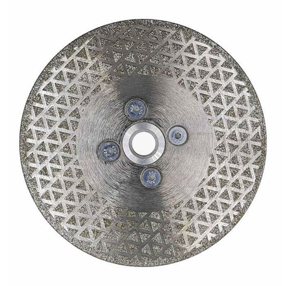 Диск алмазный отрезной TRIO-DIAMOND, Hilberg Super Ceramic Flange, мокрый рез, 125 х 22 мм