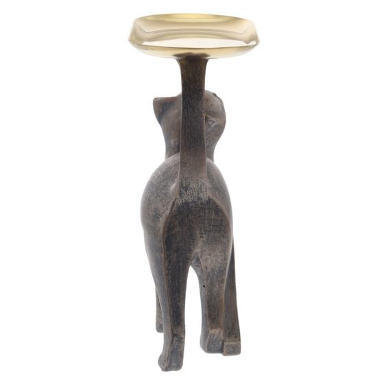 Фигурка декоративная &quot;Кошка&quot; с подносом, L17,5 W8,5 H22,5 см