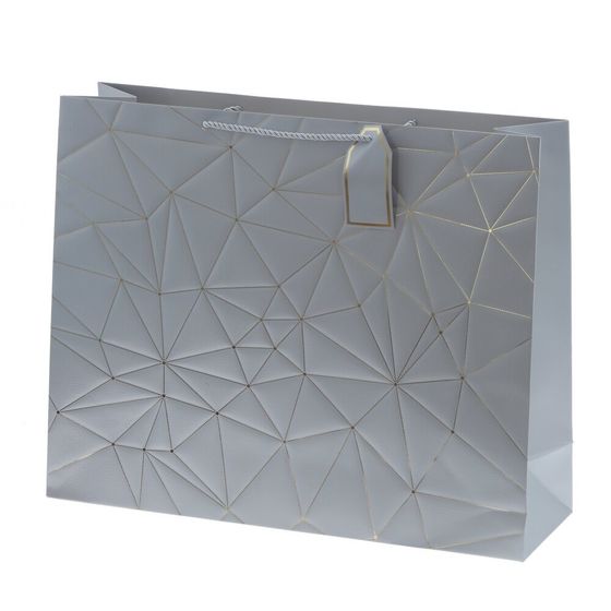 Пакет подарочный (бумага 210г/м2, блок 12шт), L50 W15 H40 см, 7в.