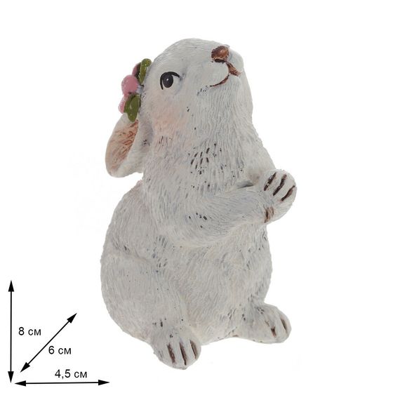 Фигурка декоративная &quot;Кролик&quot;, L4,5 W6 H8 см