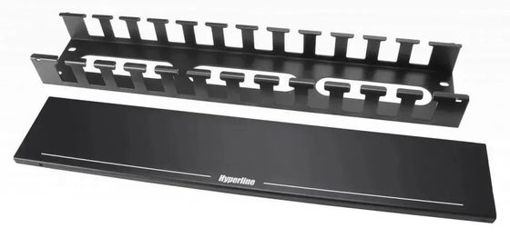 Кабельный органайзер Hyperline CM-2U-MLF-COV 2U шир.:19&quot; глуб.:46.5мм