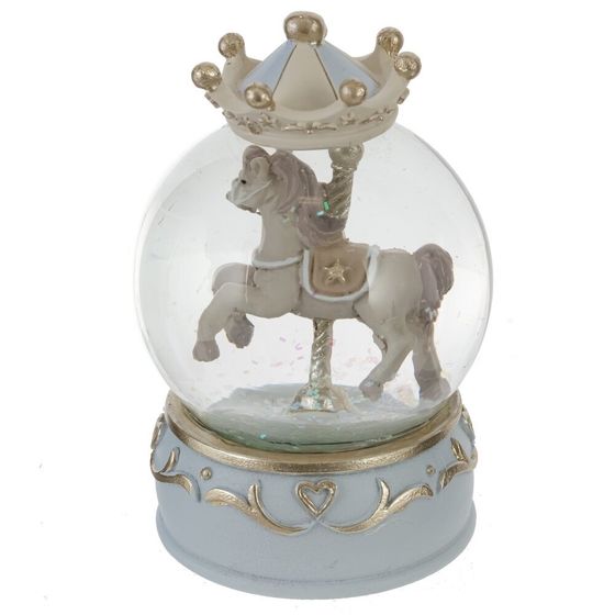 Фигурка декоративная в стекл шаре &quot;Карусель&quot;, D 6,5 см, L6,5 W6,5 H10 см, 3в.