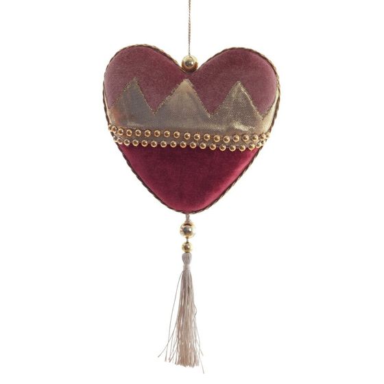 Украшение новогоднее &quot;Сердце&quot;, L13 W3 H22 см, 2в.