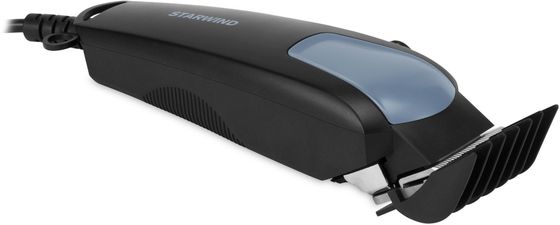 Машинка для стрижки Starwind SHC 1788 сеть (насадок 4шт) черный/серый