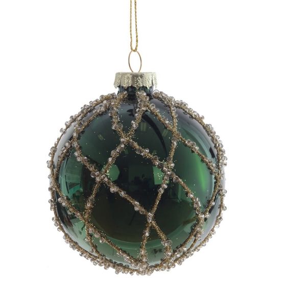 Украшение новогоднее &quot;Шар&quot;, L7 W7 H9 см, 4в.