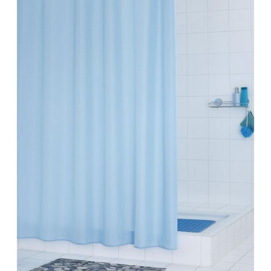 Штора для ванных комнат Madison голубой 180х200 см