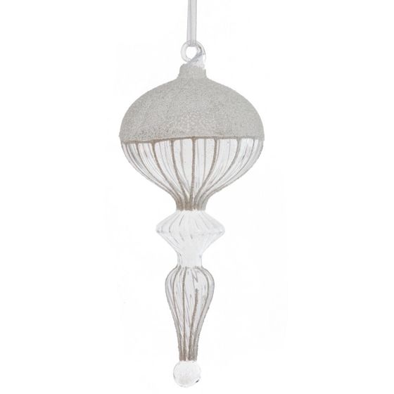 Украшение новогоднее "Фигурная сосулька", L7,5 W7,5 H18 см