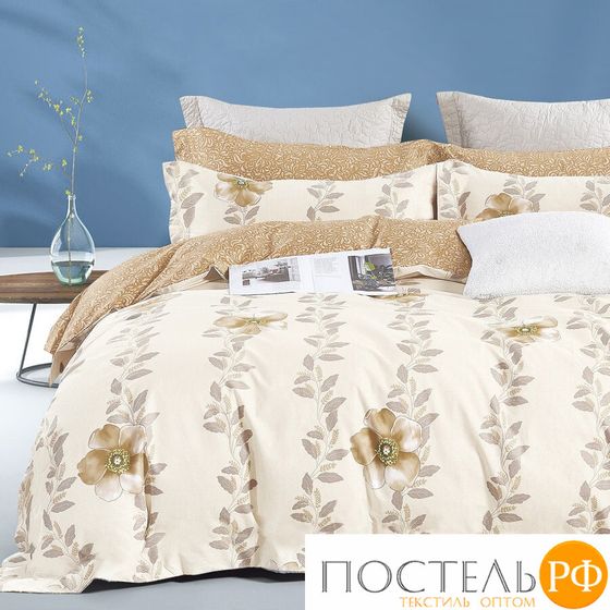 CH20/302-PCE КПБ CL HOME Поплин &quot;Pure Cotton&quot; двуспальный 175*215*1 200*220*1(±5) 70*70*2(±2) в ПВХ (UZ)