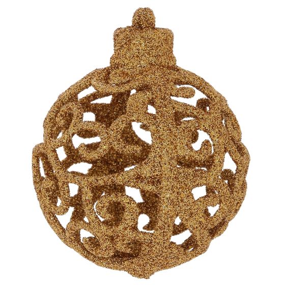 Набор из 6шт Украшение новогоднее &quot;Шар&quot;, D 6 см, L6 W6 H7 см