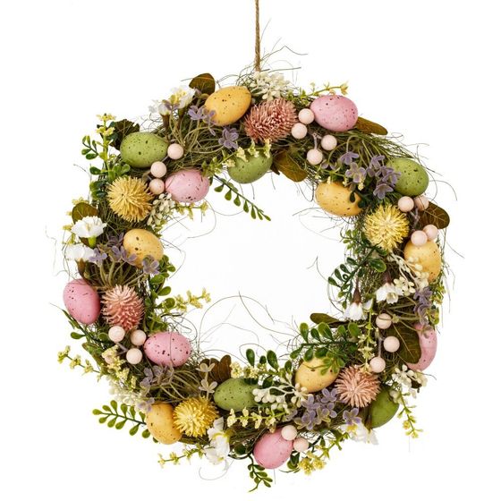 Изделие декоративное &quot;Венок пасхальный&quot;, L32 W9 H32 см