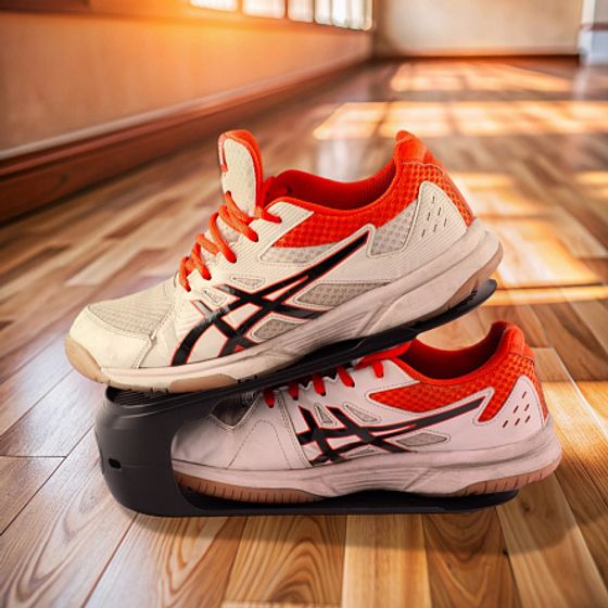 Подставка для обуви черная 11x27.5x12.5см