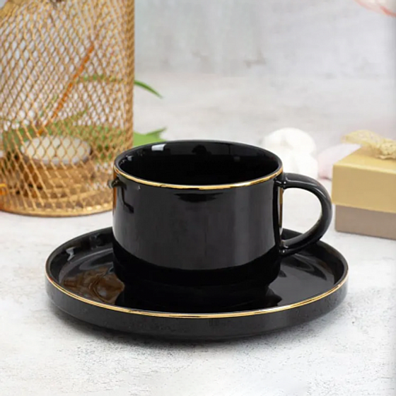 Чайная пара BLACK GOLD 200мл