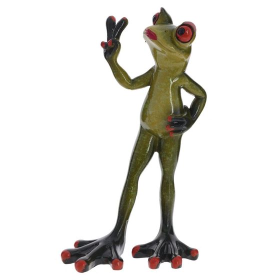 Фигурка декоративная &quot;Лягушка&quot;, Д7,5 Ш6 В16 см, 2в.
