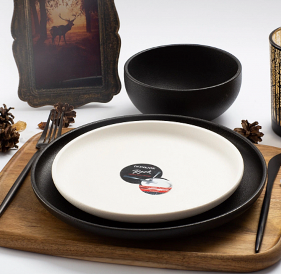 Салатник ROCK BLACK 15см