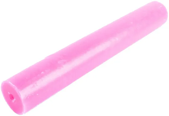 !09 Набор свечей 2 штуки - Свеча цветная парафиновая 4x4x19 cм. цвет розовый