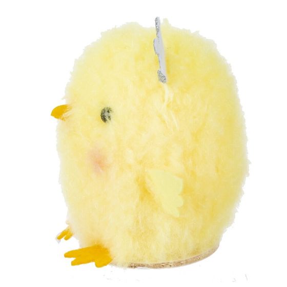 Фигурка декоративная &quot;Цыпленок&quot; (блок 12 шт), L7 W6 H7 см, 3в.