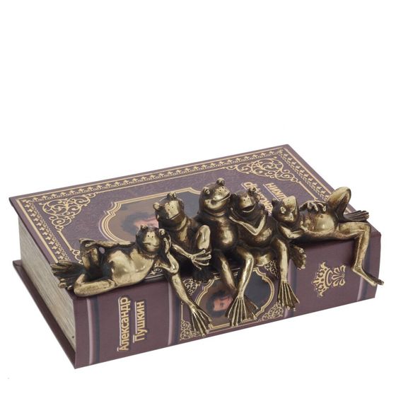 Фигурка декоративная "Лягушки", L28 W6 H10,5 см