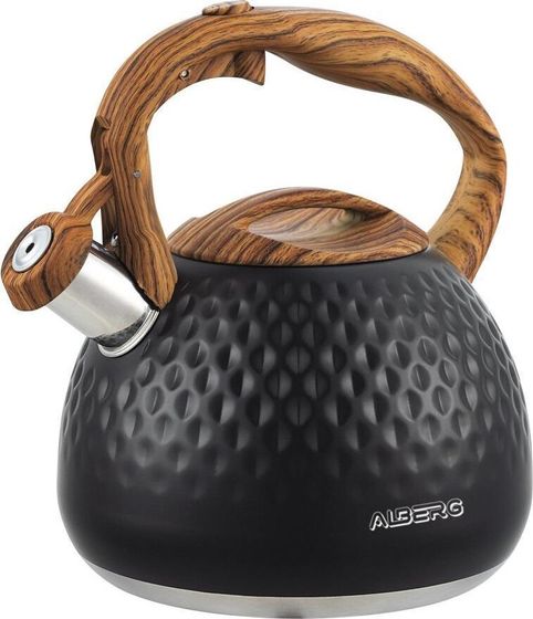 Чайник Alberg AL-3057 2.7л со свистком черный