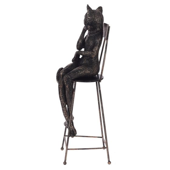 Фигурка декоративная "Кошка", L8,5 W8,5 H28,5 см