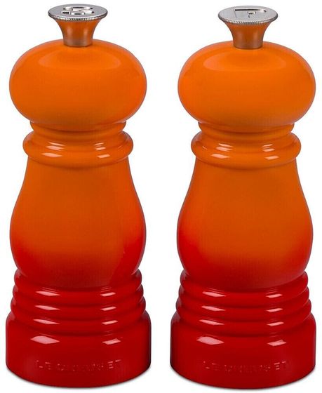 Petite Salt and Pepper Mill Set with Adjustable Grind