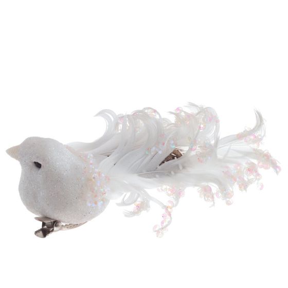 Изделие декоративное &quot;Птичка&quot;, L11 W4 H4 см, 6в.