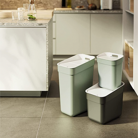 Контейнер для мусора READY TO COLLECT синий/светло-серый 10л