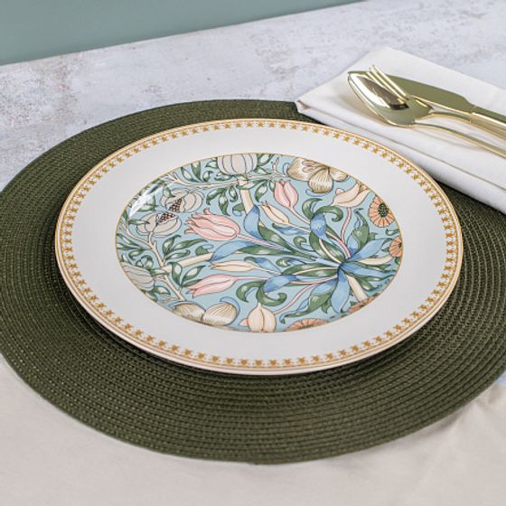 Набор обеденных тарелок FLOWERS 6шт 27см