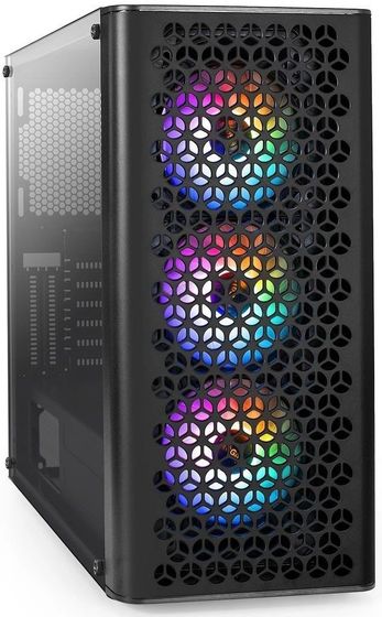 Корпус Exegate EVO-9202 черный без БП MidiTower ATX (EX294965RUS)