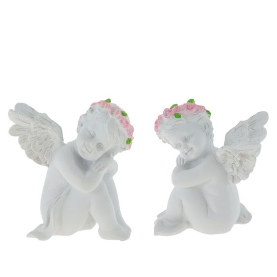 Фигурка декоративная &quot;Ангел&quot;, L4,5 W6 H7,5 см, 2в.