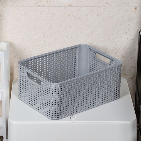 Корзинка STYLE M светло-серый 18л