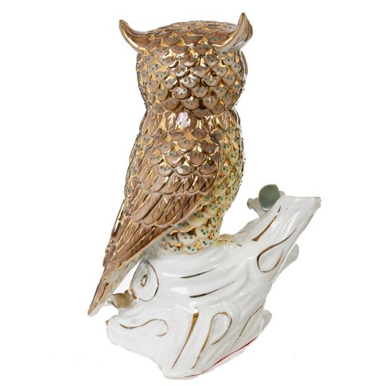 Фигурка декоративная "Сова", L10,5 W7,5 H14,5 см, 1 штука. дизайн микс