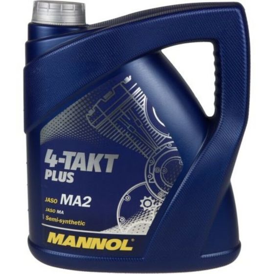 Масло моторное MANNOL 4T п/с 10w40 PLUS, 4 л