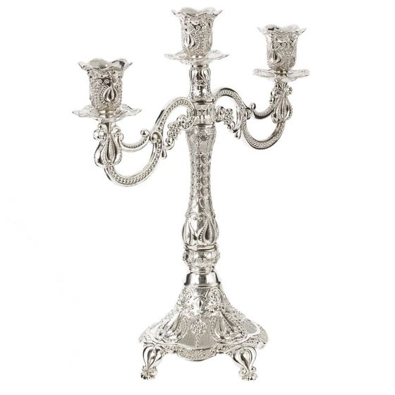 Подсвечник для 3-х свечей, L26 W12 H28,5 см