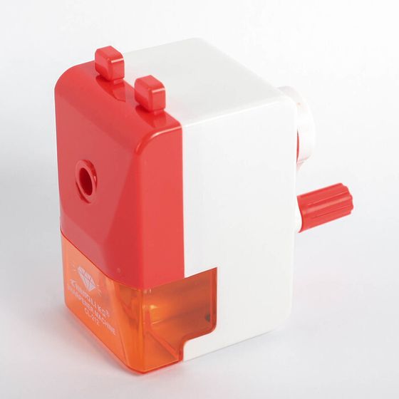 !Точилка механическая с контейнером "Классика", МИКС