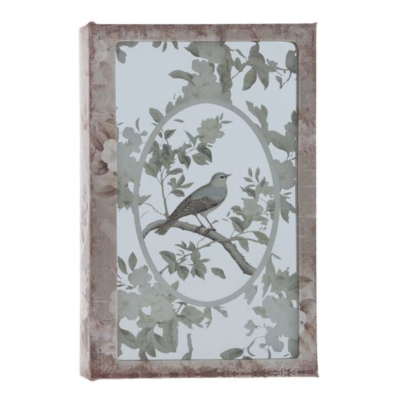 Ключница с зеркальным элементом, L17 W5 H26 см