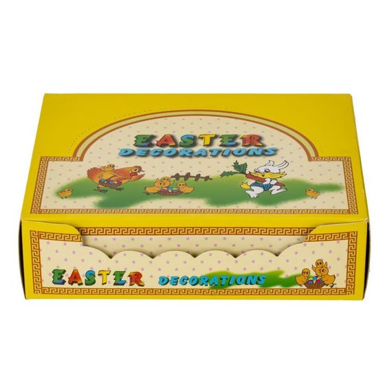 Набор из 12-ти фигурок декоративных &quot;Цыпленок&quot; (3,5*5,5*7), L18 W16 H7 см