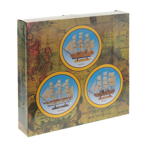 Изделие декоративное &quot;Корабль&quot;, L48 W9 H44 см