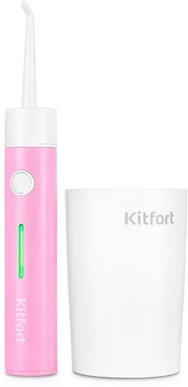 Ирригатор Kitfort КТ-2957-1 розовый/белый 2шт