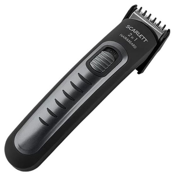 Машинка для стрижки Scarlett SC-HC63055 аккум. (насадок 1шт) черный