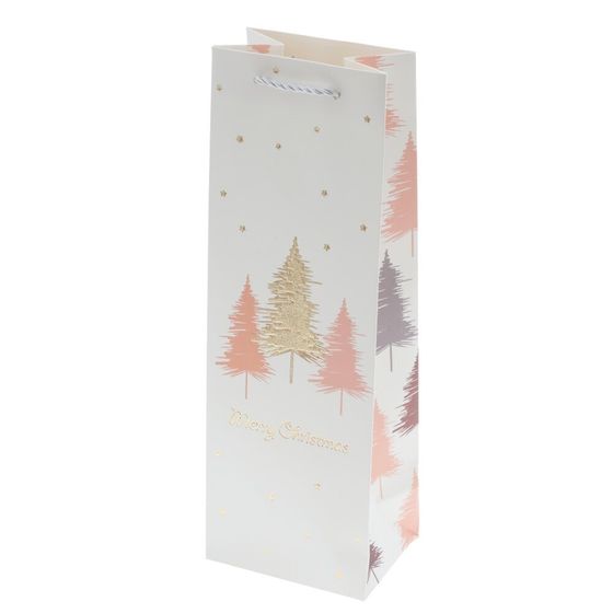 Пакет подарочный (бумага 210г/м2, блок 12шт), L12 W9 H35 см, 4в.