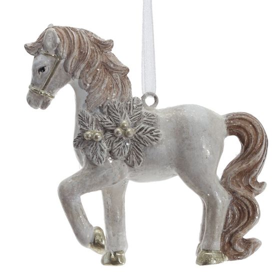 Фигурка декоративная подвесная &quot;Лошадка&quot;, L7 W2,5 H8 см
