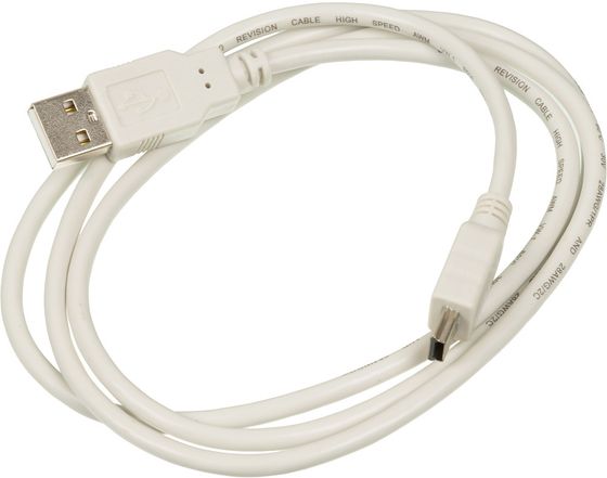 Кабель Buro USB 2.0 A(m) - miniB(m) 1м серый (USB2.0-M5P-1)