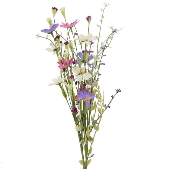 Цветок искусственный &quot;Космея&quot;, L17 W12 H57 см, 4в.