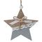 Изделие декоративное подвесное &quot;Ангел/Ёлка/Звезда&quot;, L9 W1 H11,5 см, 3в.