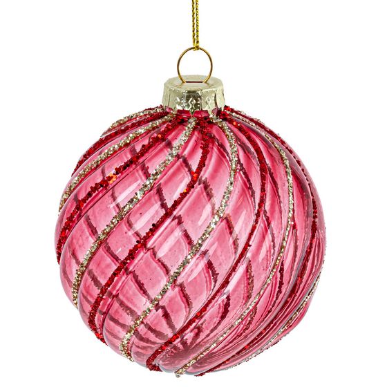 Набор из 12шт Украшение новогоднее "Шар", D 8 см, L35 W25 H8,5 см