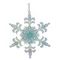 Украшение новогоднее &quot;Снежинка&quot;, L13 W1,5 H14 см, 2в.