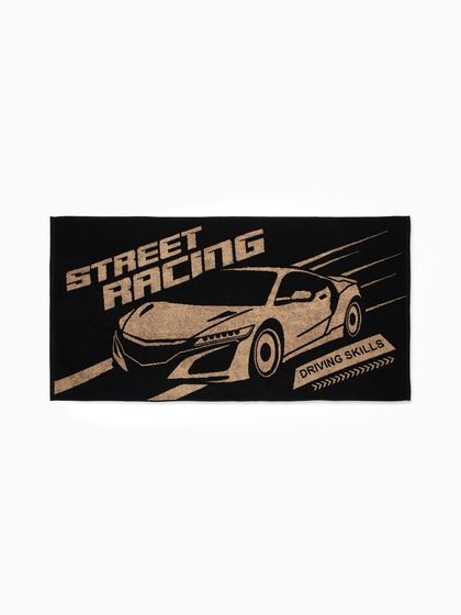 Полотенце махровое Этель Street racing, 70х130 см, 100% хлопок, 420гр/м2