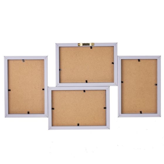 Фоторамка-панно для 4-х фото, L43 W2 H23,5 см