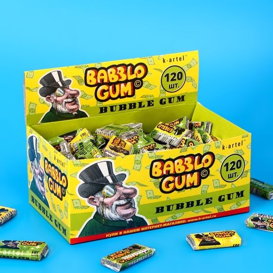 Жевательная резинка со вкладышем &quot;Bablo Gum&quot;, 2,5 г